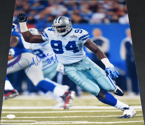 DEMARCUS WARE AUTOGRAPHED SIGNED DALLAS COWBOYS 16x20 PHOTO JSA