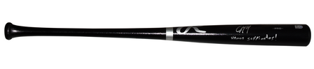 KYLE TEEL AUTOGRAPHED CHICAGO WHITE SOX BLACK RAWLINGS BAT - MLB AUTH