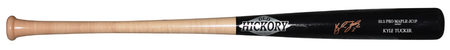 KYLE TEEL AUTOGRAPHED CHICAGO WHITE SOX BLACK RAWLINGS BAT - MLB AUTH