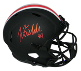 JUSTIN FIELDS SIGNED OHIO STATE BUCKEYES ECLIPSE FULL SIZE SPEED HELMET BECKETT