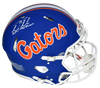 TIM TEBOW SIGNED FLORIDA GATORS BLUE AUTHENTIC SPEED HELMET W/ 07 HEISMAN