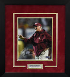 BOBBY BOWDEN AUTOGRAPHED FLORIDA STATE SEMINOLES 8x10 FRAMED PHOTO COA
