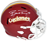 BROCK PURDY AUTOGRAPHED IOWA STATE CYCLONES FULL SIZE SPEED HELMET BECKETT