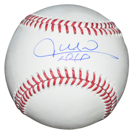 COREY SEAGER SIGNED DODGERS RANGERS OFFICIAL RAWLINGS MLB BASEBALL FANATICS