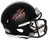 JERRY JEUDY AUTOGRAPHED CLEVELAND BROWNS FLAT BLACK SPEED MINI HELMET BECKETT