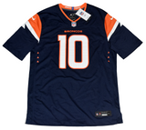 BO NIX AUTOGRAPHED DENVER BRONCOS #10 NAVY NIKE JERSEY BECKETT