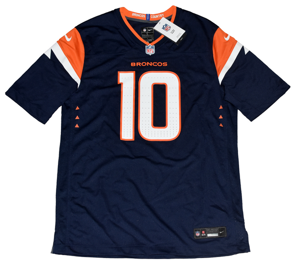 BO NIX AUTOGRAPHED DENVER BRONCOS #10 NAVY NIKE JERSEY BECKETT