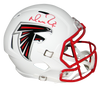 MATT RYAN AUTOGRAPHED ATLANTA FALCONS WHITE FULL SIZE SPEED HELMET BECKETT