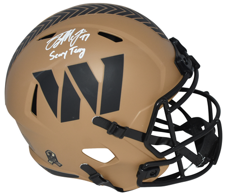 TERRY McLAURIN SIGNED WASHINGTON COMMANDERS AUTHENTIC SPEED HELMET BECKETT