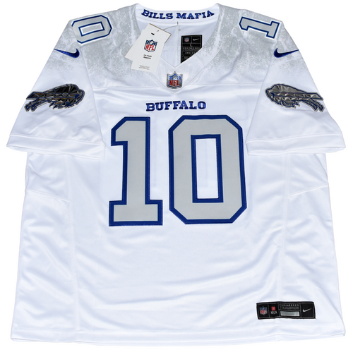 KHALIL SHAKIR AUTOGRAPHED BUFFALO BILLS 2025 RIVALRIES #10 NIKE JERSEY BECKETT