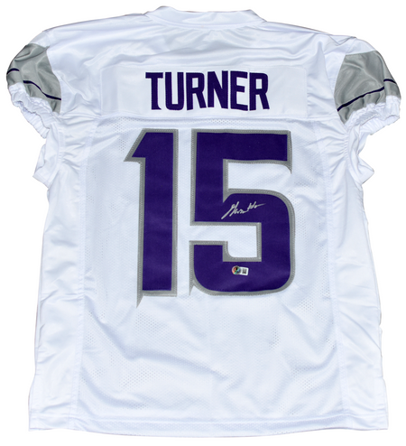 CARL ELLER SIGNED MINNESOTA VIKINGS #81 WHITE THROWBACK JERSEY JSA