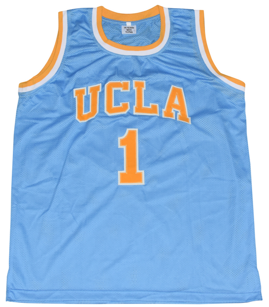 JORDAN FARMAR AUTOGRAPHED UCLA BRUINS #1 BLUE BASKETBALL JERSEY UDA