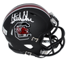 STERLING SHARPE SIGNED SOUTH CAROLINA GAMECOCKS BLACK MINI HELMET BECKETT