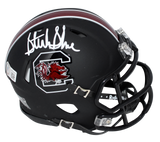 STERLING SHARPE SIGNED SOUTH CAROLINA GAMECOCKS BLACK MINI HELMET BECKETT