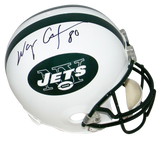 WAYNE CHREBET AUTOGRAPHED SIGNED NEW YORK JETS FULL SIZE HELMET JSA