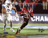 J'KOBY WILLIAMS SIGNED TEXAS TECH RED RAIDERS 8x10 PHOTO COA