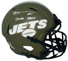 AHMAD SAUCE GARDNER SIGNED NEW YORK JETS SALUTE TO SERVICE HELMET W/ 2022 DROY