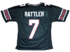 SPENCER RATTLER SIGNED SOUTH CAROLINA GAMECOCKS #7 BLACK JERSEY BECKETT