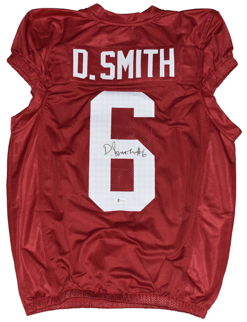 DEVONTA SMITH SIGNED AUTOGRAPHED ALABAMA CRIMSON TIDE #6 JERSEY BECKETT