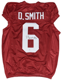 DEVONTA SMITH SIGNED AUTOGRAPHED ALABAMA CRIMSON TIDE #6 JERSEY BECKETT