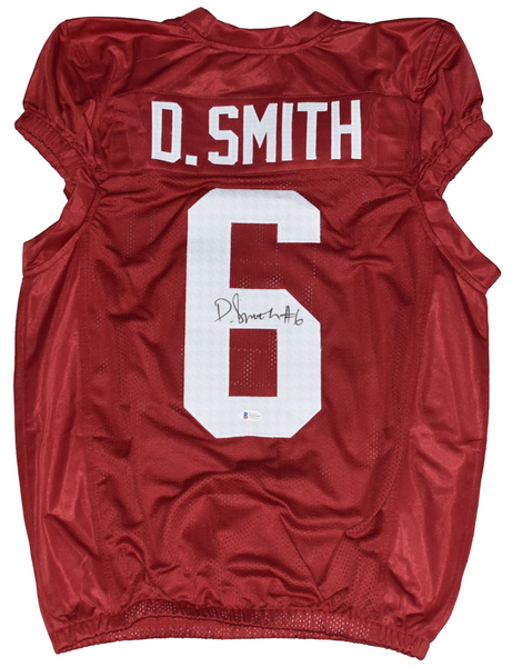 DEVONTA SMITH SIGNED AUTOGRAPHED ALABAMA CRIMSON TIDE #6 JERSEY BECKETT