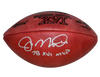 JOE MONTANA AUTOGRAPHED SIGNED OFFICIAL SUPER BOWL XVI 16 WILSON FOOTBALL 49ERS