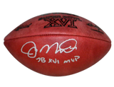JOE MONTANA AUTOGRAPHED SIGNED OFFICIAL SUPER BOWL XVI 16 WILSON FOOTBALL 49ERS