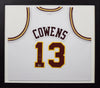 DAVE COWENS SIGNED FLORIDA STATE SEMINOLES BASKETBALL #13 FRAMED JERSEY COA