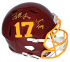 TERRY McLAURIN SIGNED WASHINGTON FOOTBALL TEAM FULL SIZE SPEED HELMET W/ SCARY