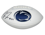 PAT FREIERMUTH AUTOGRAPHED PENN STATE NITTANY LIONS LOGO FOOTBALL BECKETT