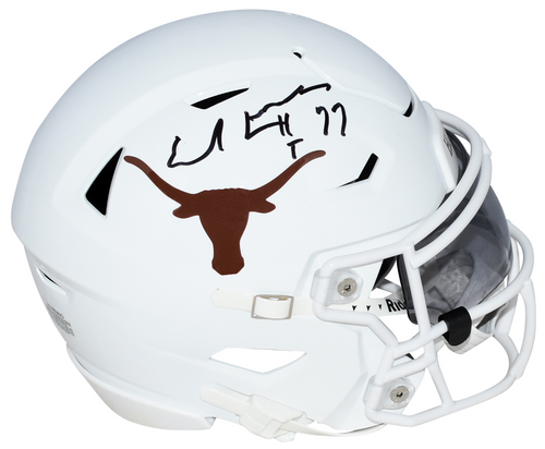 EARL CAMPBELL AUTOGRAPHED TEXAS LONGHORNS SPEEDFLEX MIDI HELMET W/ HT 77