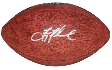 ANDREW LUCK SIGNED INDIANAPOLIS COLTS OFFICIAL NFL DUKE WILSON FOOTBALL PANINI