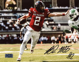 BEHREN MORTON AUTOGRAPHED TEXAS TECH RED RAIDERS 8x10 PHOTO COA