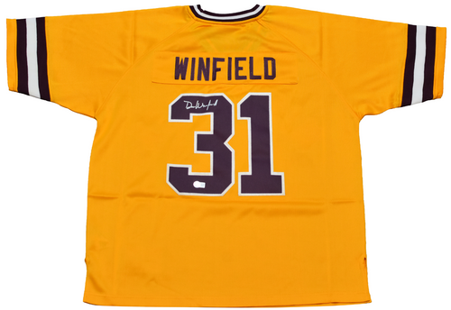 DAVE WINFIELD SIGNED MINNESOTA GOLDEN GOPHERS #31 ADIDAS BASEBALL JERSEY BECKETT