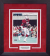 MIKE ROZIER AUTOGRAPHED NEBRASKA CORNHUSKERS 8x10 FRAMED PHOTO COA
