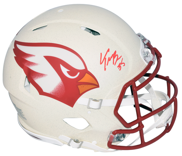 TREY McBRIDE SIGNED ARIZONA CARDINALS 2025 RIVALRIES AUTHENTIC SPEED HELMET BAS