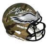 HERSCHEL WALKER SIGNED PHILADELPHIA EAGLES CAMO SPEED MINI HELMET BECKETT