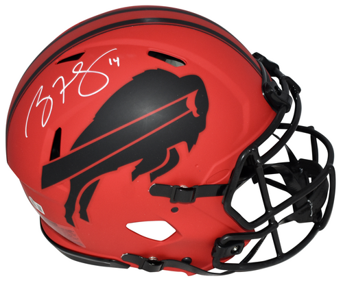 RYAN FITZPATRICK AUTOGRAPHED BUFFALO BILLS RAVE AUTHENTIC SPEED HELMET BECKETT