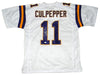 DAUNTE CULPEPPER SIGNED AUTOGRAPHED MINNESOTA VIKINGS #11 WHITE JERSEY JSA