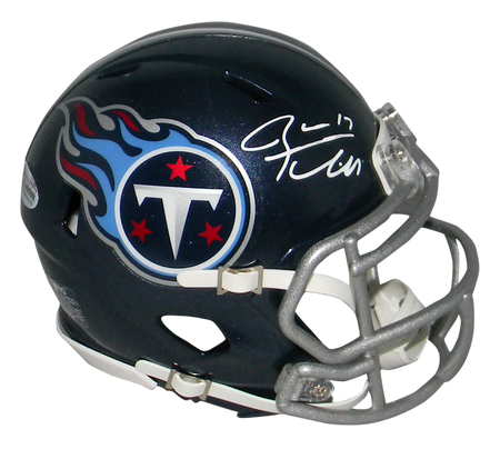 ROQUAN SMITH SIGNED BALTIMORE RAVENS 2026 BLACK SPEED MINI HELMET BECKETT
