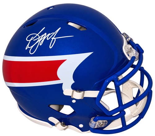 DJ MOORE SIGNED BUFFALO BILLS 2026 BLUE AUTHENTIC SPEED HELMET BECKETT