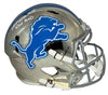 AMON-RA ST BROWN AUTOGRAPHED DETROIT LIONS FULL-SIZE REPLICA CHROME HELMET W/ SUN GOD