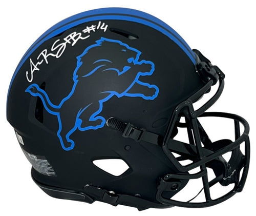 AMON-RA ST BROWN AUTOGRAPHED DETROIT LIONS AUTHENTIC ECLIPSE HELMET