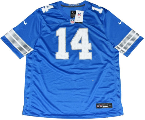 AMON-RA ST BROWN AUTOGRAPHED DETROIT LIONS #14 NIKE 2024 BLUE JERSEY